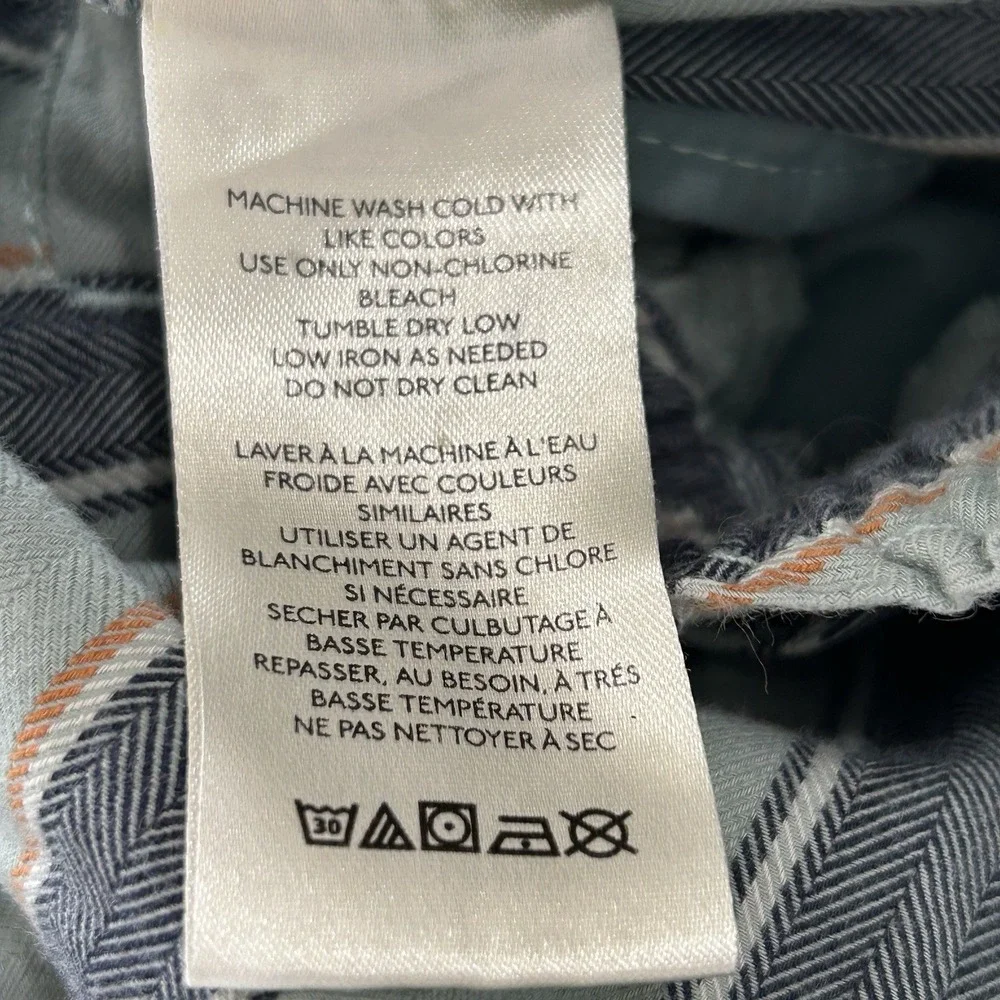 Free People Marielle Pull On Pants Boho XS Crop Stripe Straight Leg Coastal Vaca - Picture 10 of 10